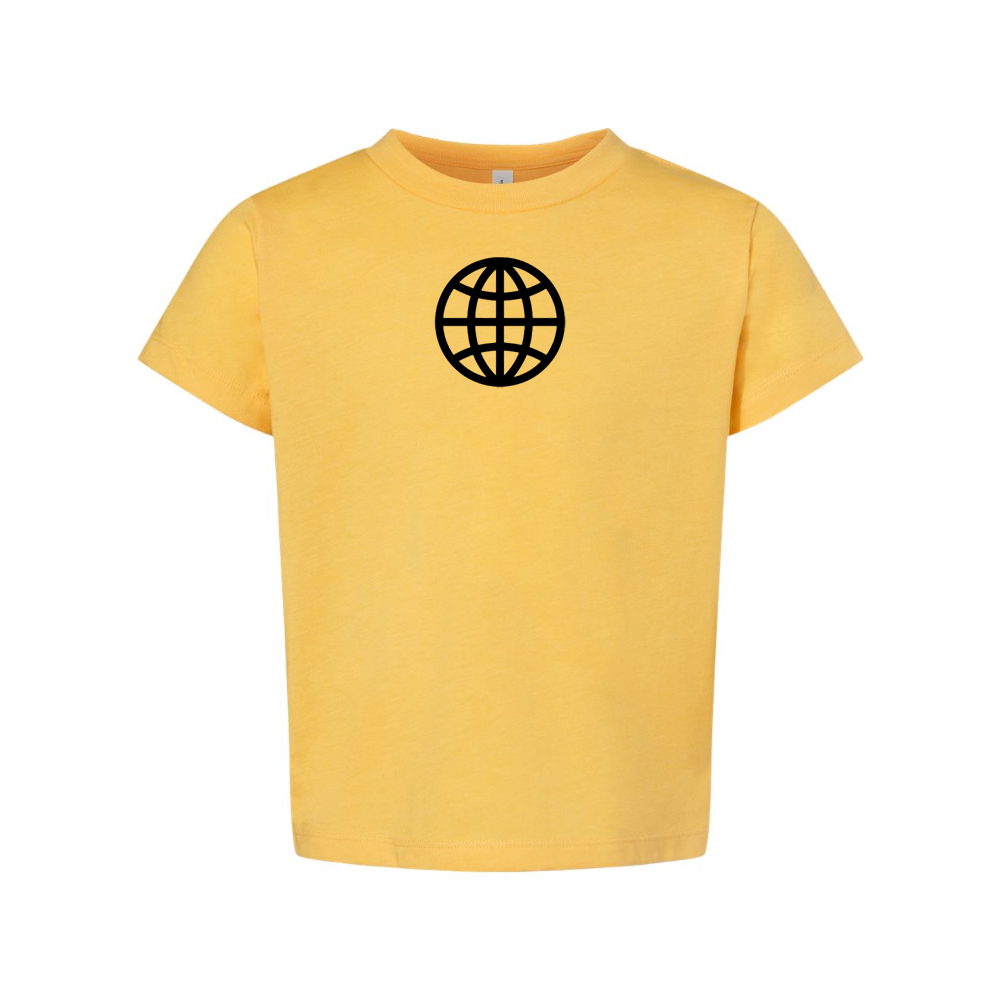 Internet Globe BELLA  CANVAS Toddler Jersey Tee