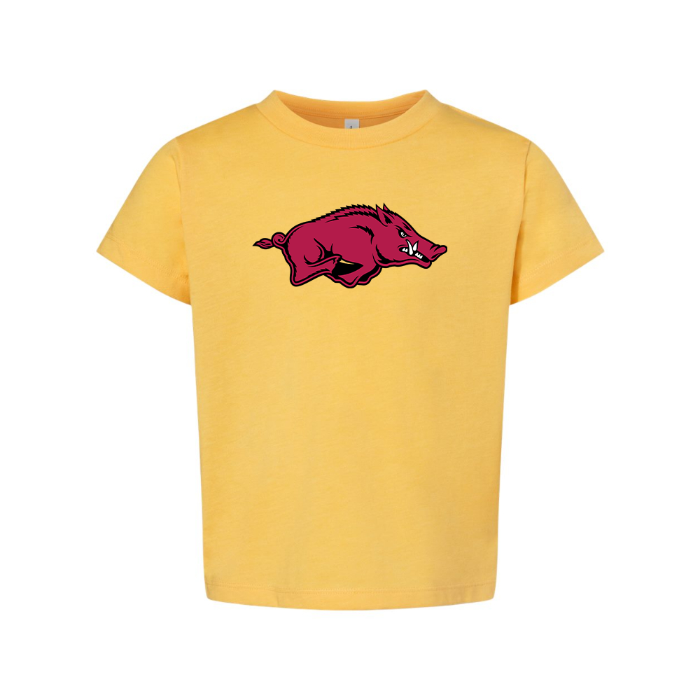 Arkansas Razorbacks BELLA  CANVAS Toddler Jersey Tee