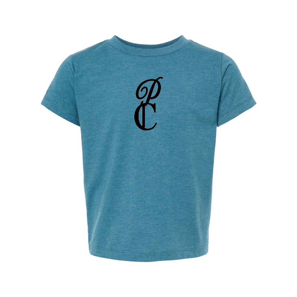 P & C Black BELLA  CANVAS Toddler Jersey Tee