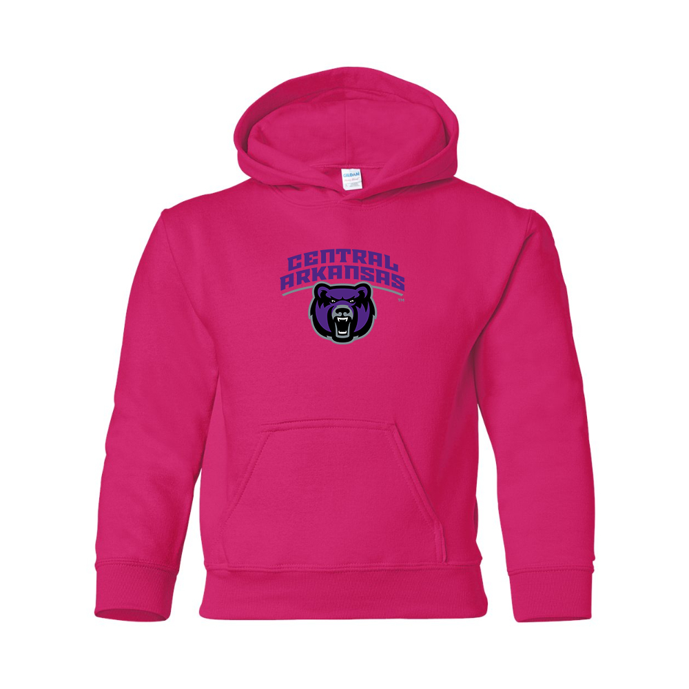 Youth Central Arkansas Bears   Gildan Heavy Blend  Hooded Sweatshirt