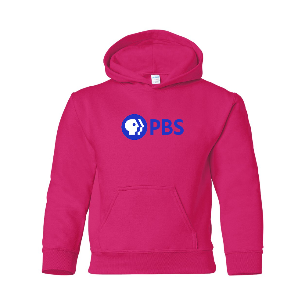 Youth  PBS Blue Gildan Heavy Blend  Hooded Sweatshirt