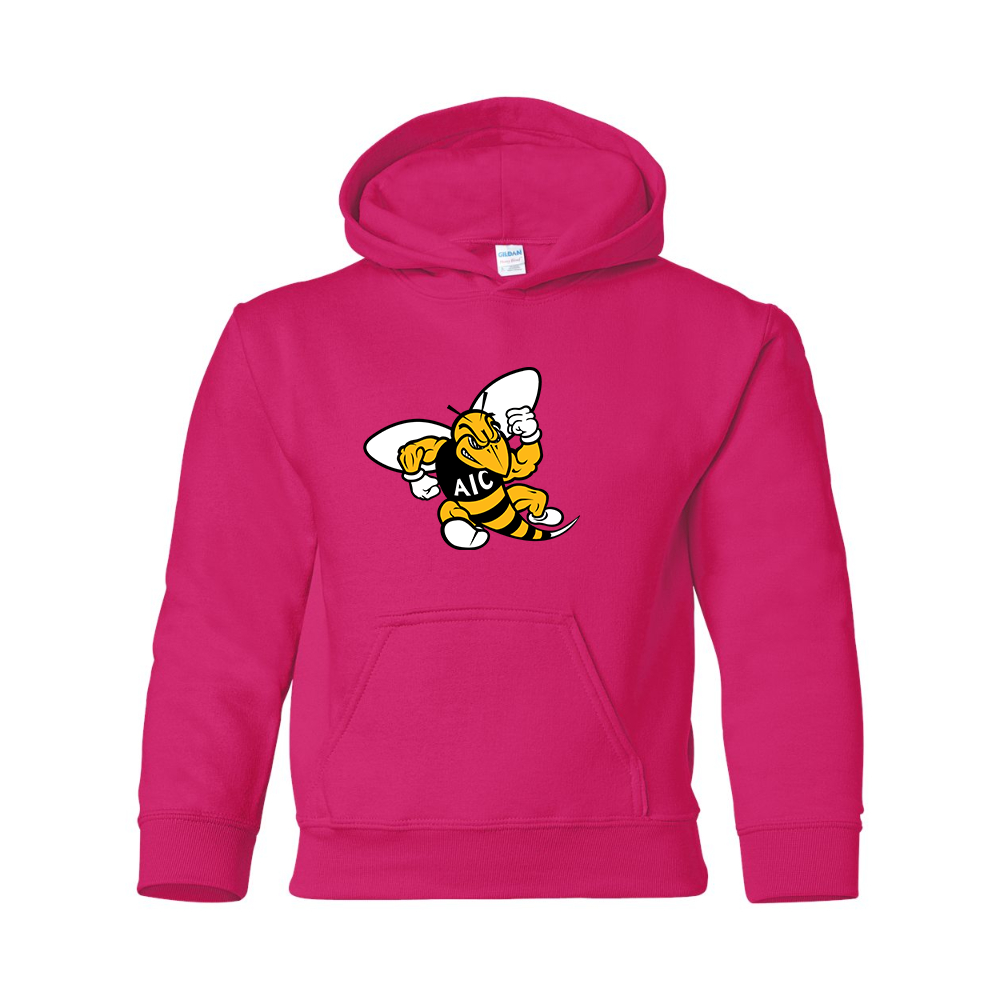 Youth AIC Yellow Jackets Gildan Heavy Blend  Hooded Sweatshirt