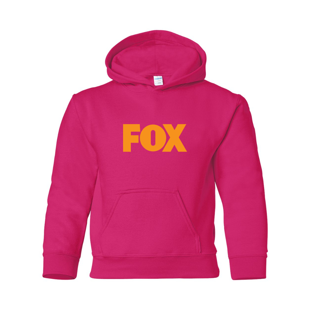 Youth  Fox Gildan Heavy Blend  Hooded Sweatshirt