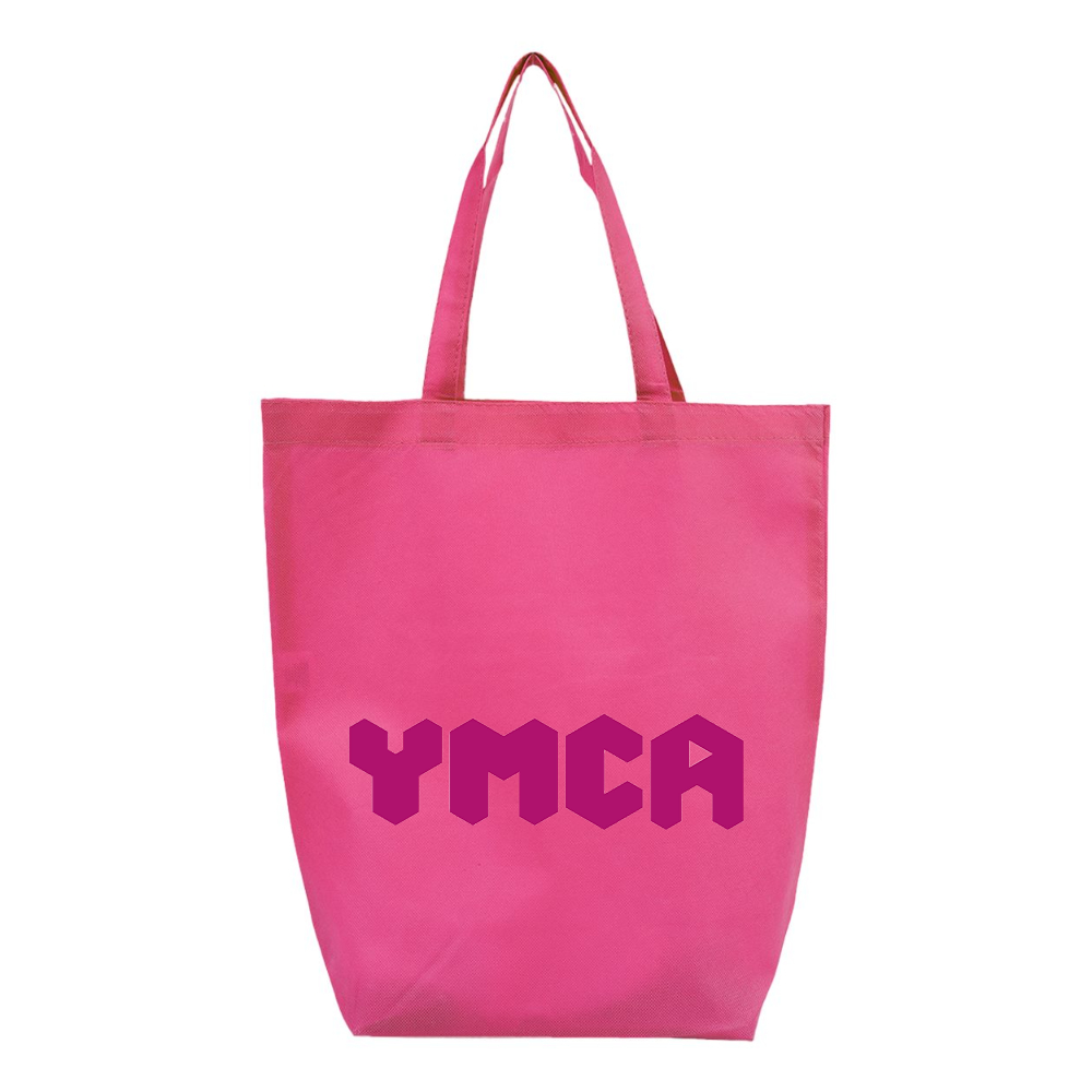 YMCA Mauve Q-Tees Non-Woven Gusset Bottom Tote