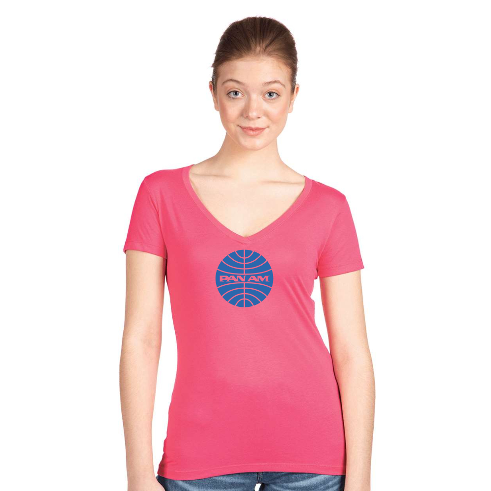 Women's Pan Am  Next Level V-Neck T-Shirt