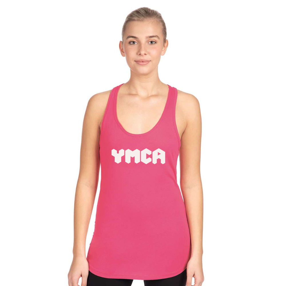 Women's YMCA Mauve  Next Level Ideal Racerback Tank