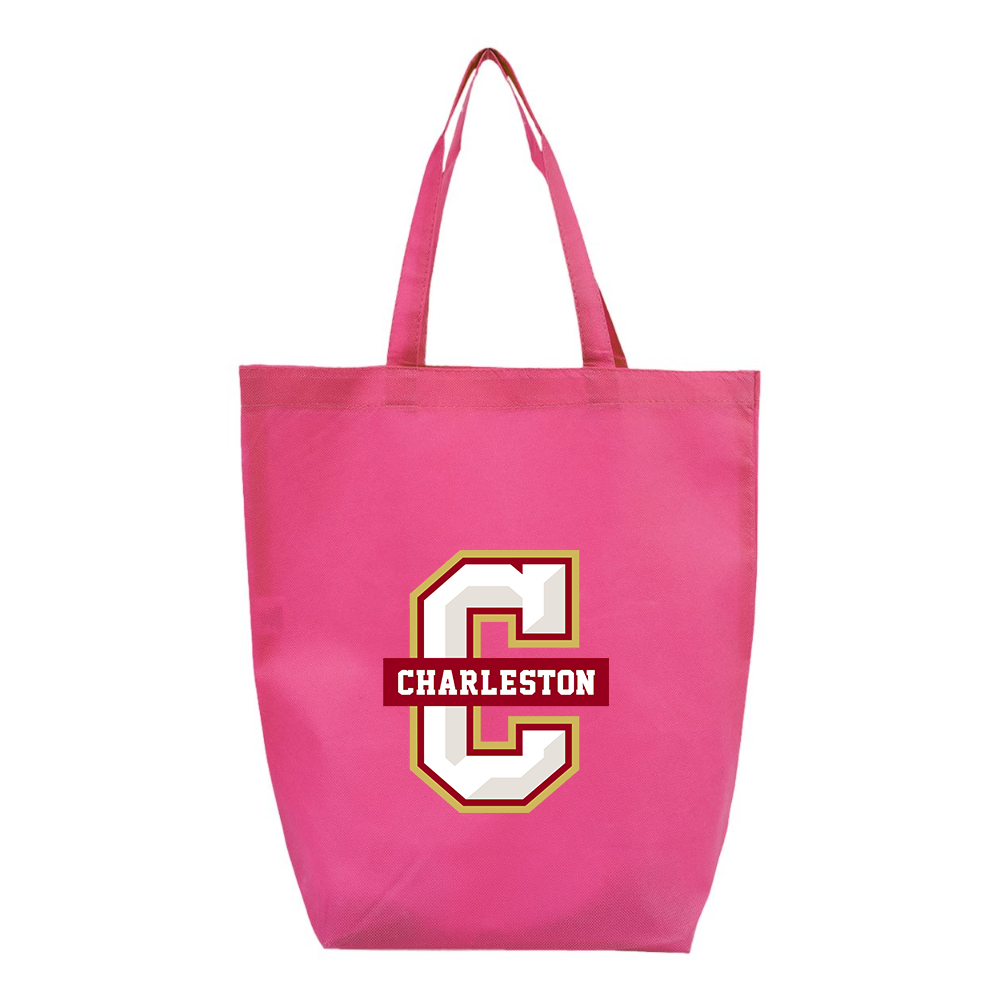 Charleston Cougars Q-Tees Non-Woven Gusset Bottom Tote