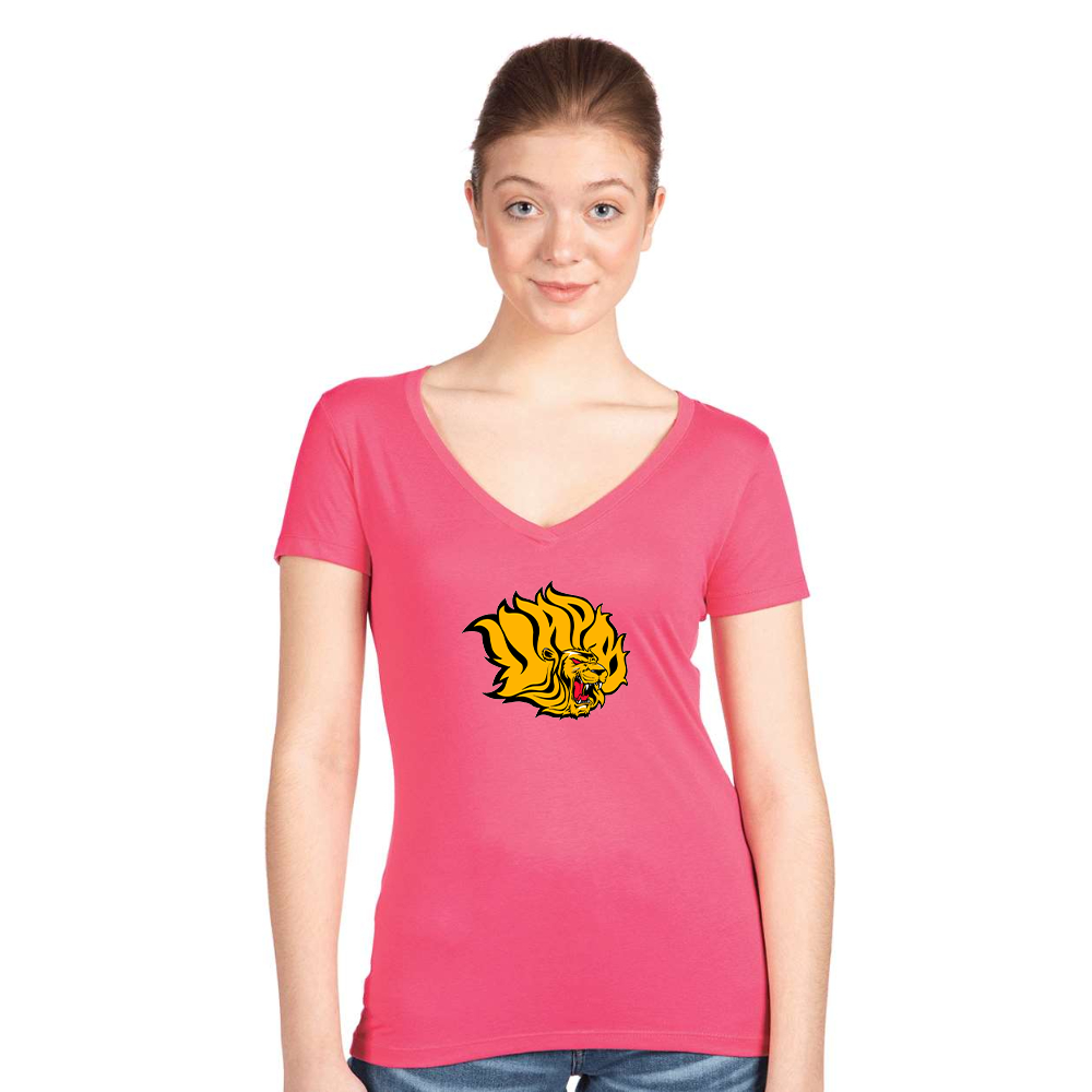 Women's  Arkansas PB Golden Lions Next Level V-Neck T-Shirt