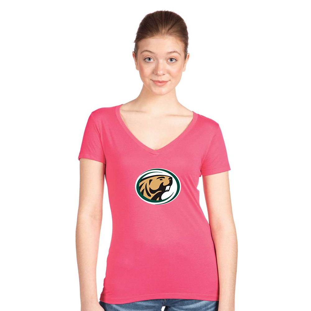 Women's  Bemidji State Beavers Next Level V-Neck T-Shirt
