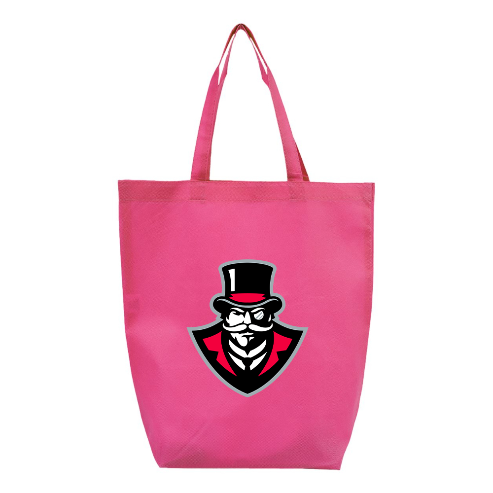 Austin Peay Governors Q-Tees Non-Woven Gusset Bottom Tote