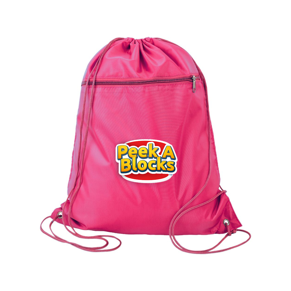 Peek A Blocks Q-Tees - Polyester Cinchpack