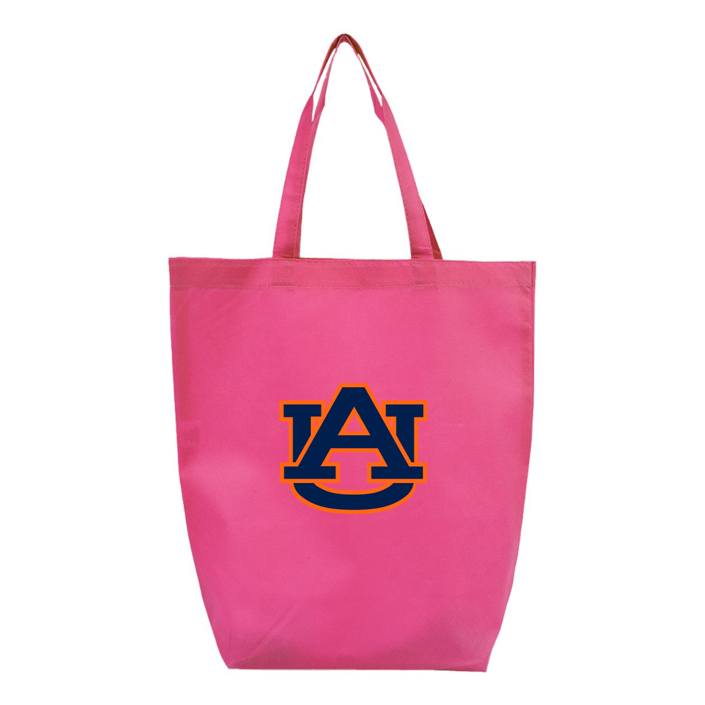 Auburn Tigers Q-Tees Non-Woven Gusset Bottom Tote