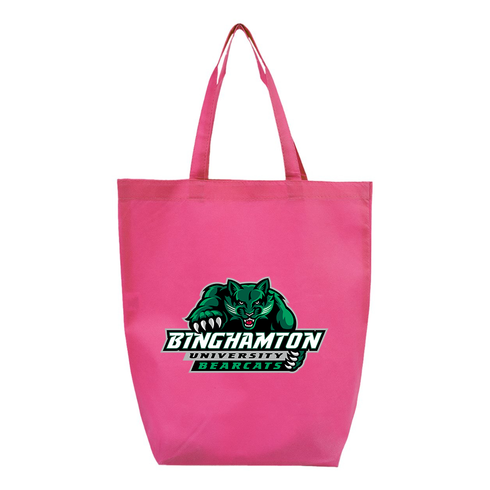 Binghamton Bearcats Q-Tees Non-Woven Gusset Bottom Tote