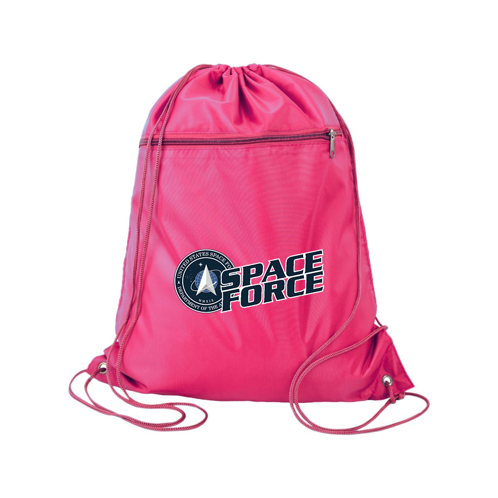 Space Force Q-Tees - Polyester Cinchpack
