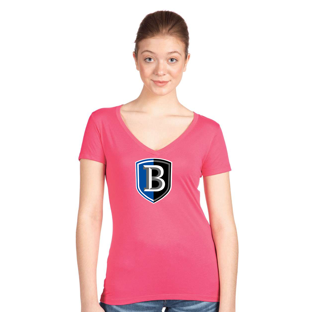 Women's  Bentley Falcons  Next Level V-Neck T-Shirt