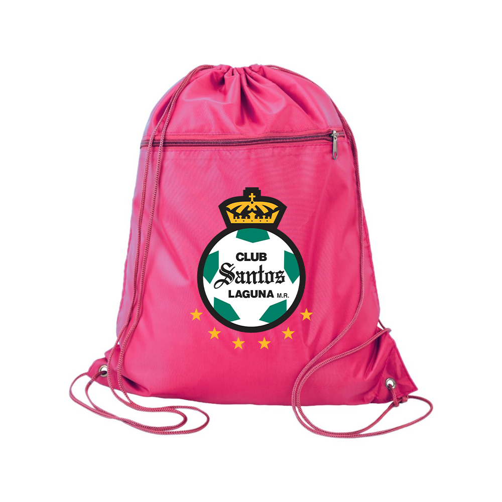 Santos Laguna Soccer Q-Tees - Polyester Cinchpack