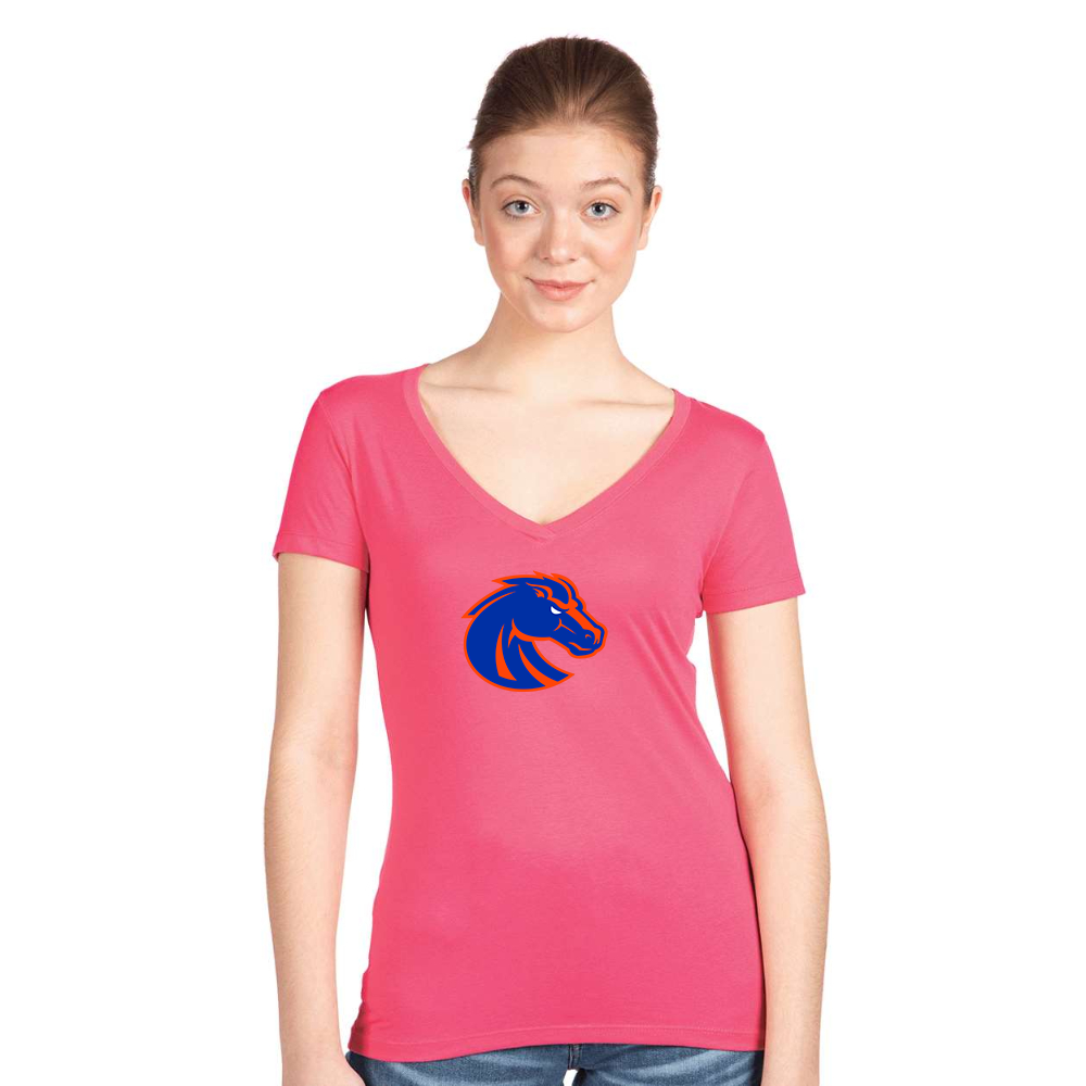 Women's Boise State Broncos   Next Level V-Neck T-Shirt