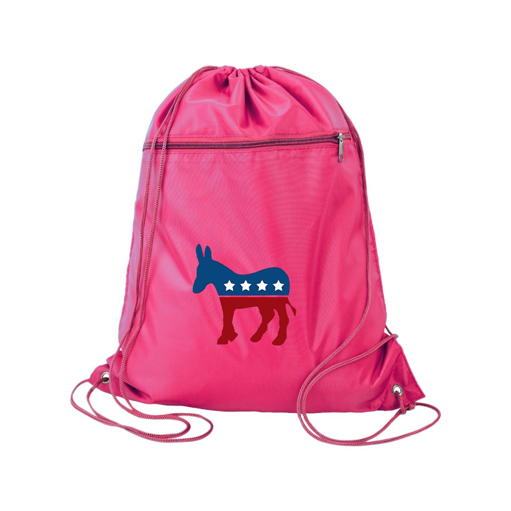 Democrat Election Symbol Q-Tees - Polyester Cinchpack