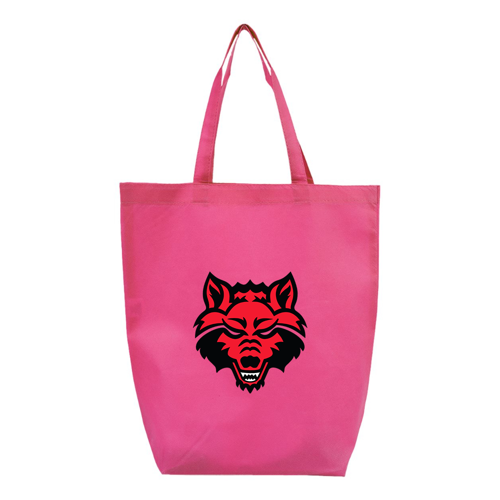 Arkansas State Red Wolves Q-Tees Non-Woven Gusset Bottom Tote