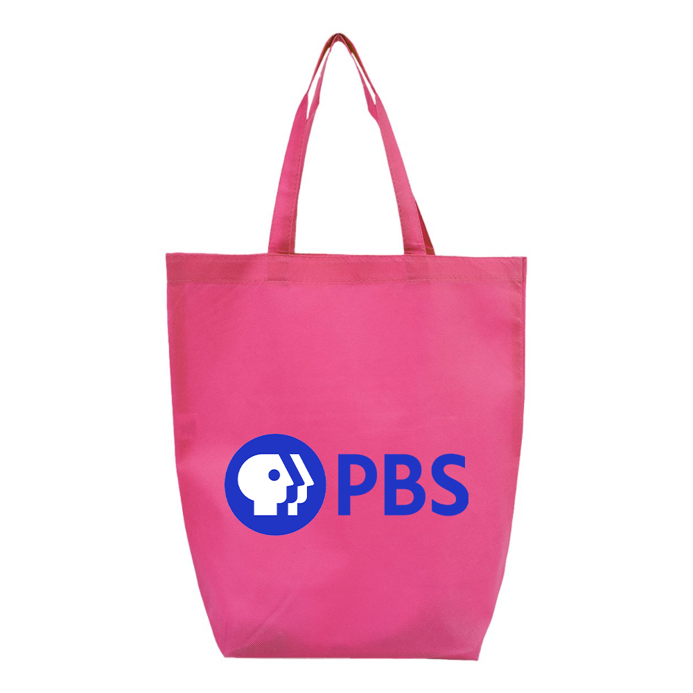 PBS Blue  Q-Tees Non-Woven Gusset Bottom Tote