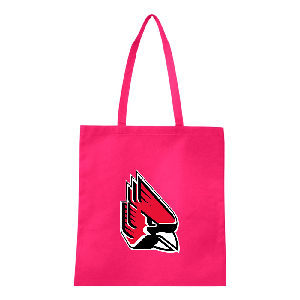 The   Ball State Cardinals Q-Tees Non-Woven  Tote