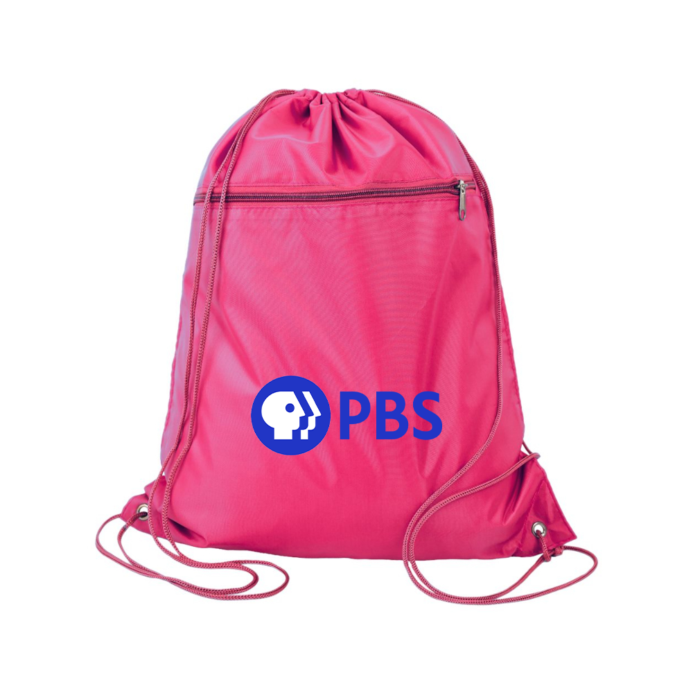 PBS Blue  Q-Tees - Polyester Cinchpack