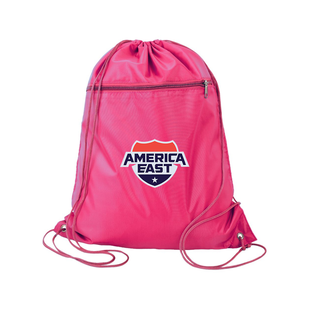 America East Conference Q-Tees - Polyester Cinchpack