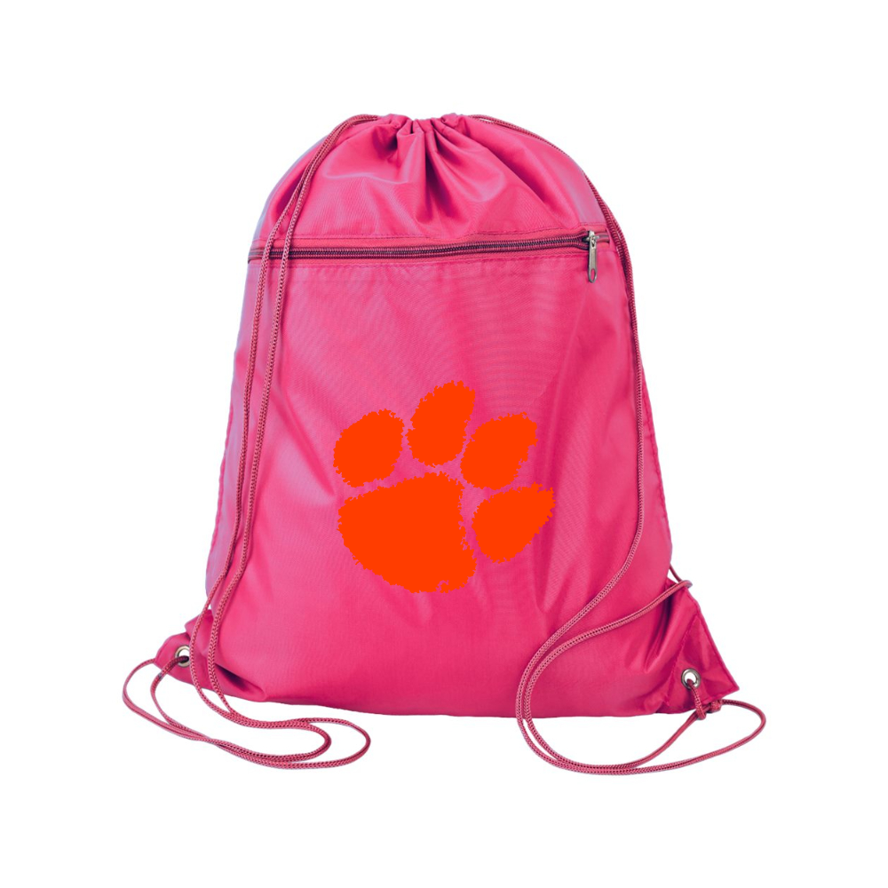 Clemson Tigers Q-Tees - Polyester Cinchpack