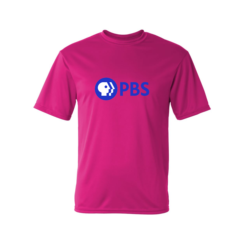 Men's  PBS Blue Performance T-Shirt