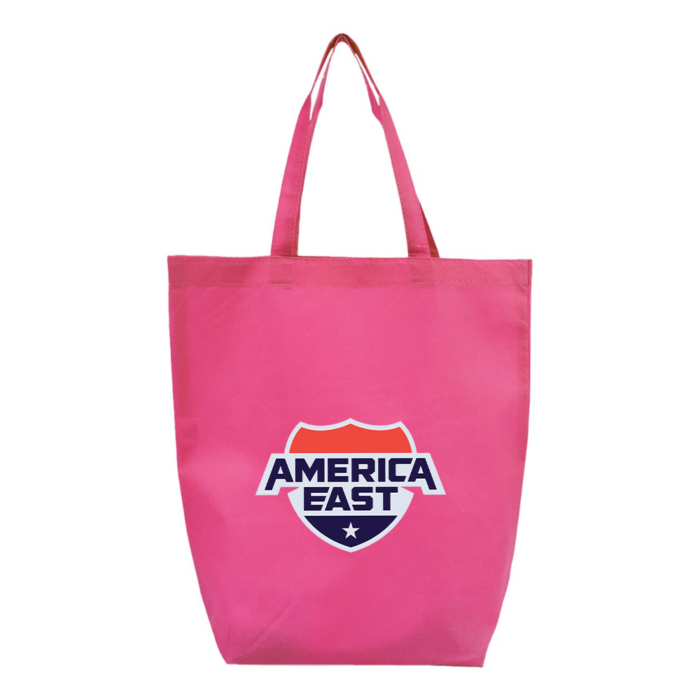 America East Conference  Q-Tees Non-Woven Gusset Bottom Tote