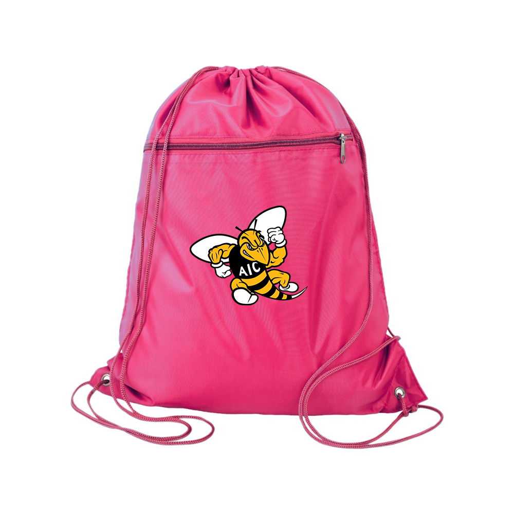 AIC Yellow Jackets  Q-Tees - Polyester Cinchpack