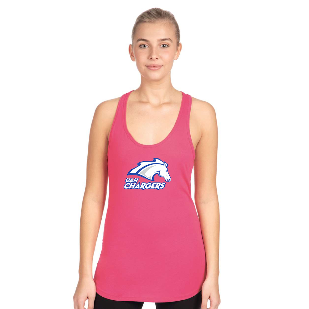 Women's Alabama Huntsville Chargers Next Level Ideal Racerback Tank