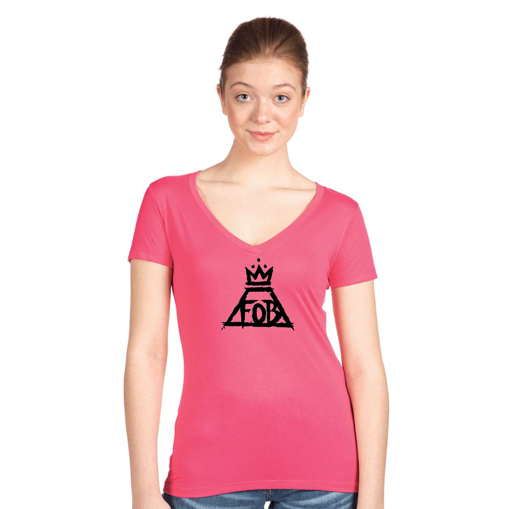Women's Fall Out Boy Next Level V-Neck T-Shirt