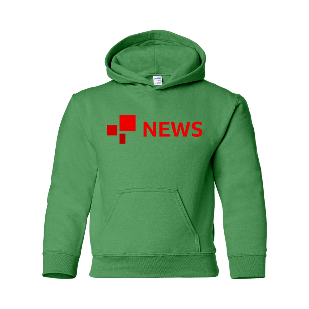 Youth  BBC News  Gildan Heavy Blend  Hooded Sweatshirt