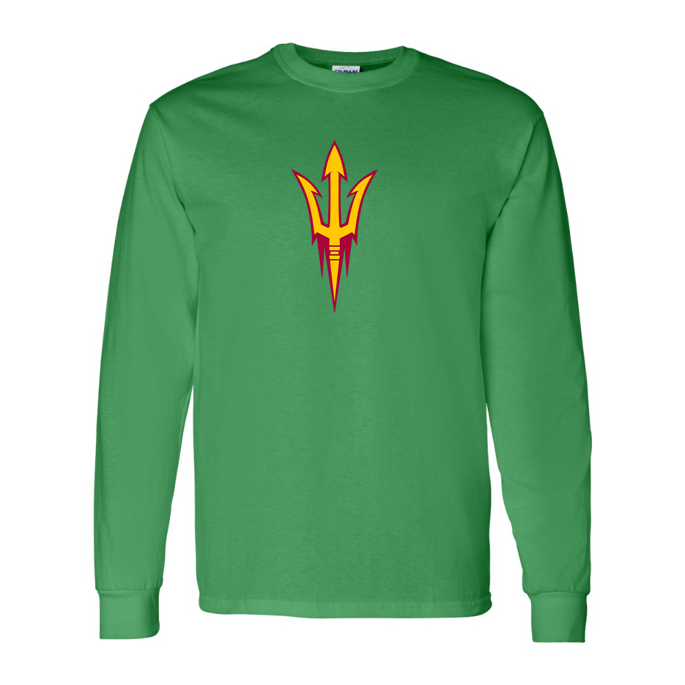 Men's  Arizona State Sun Devils Gildan Heavy Cotton Long Sleeve T-Shirt