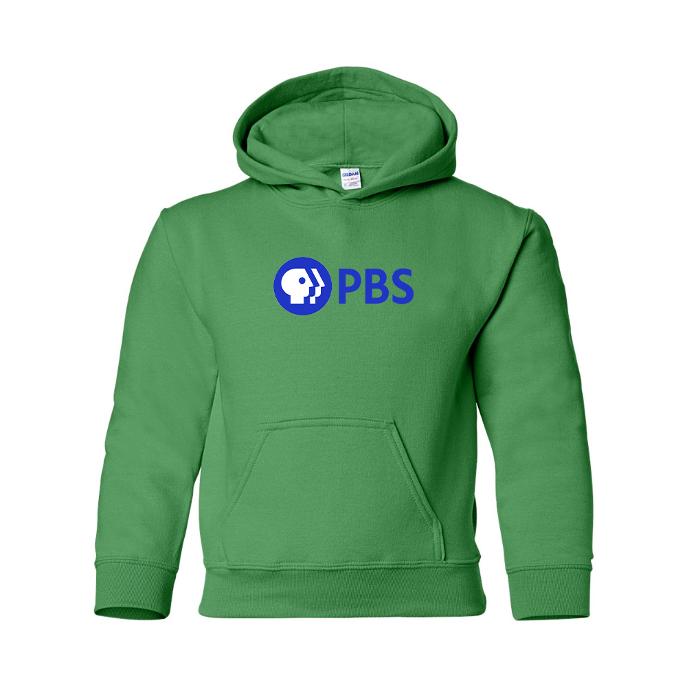 Youth  PBS Blue Gildan Heavy Blend  Hooded Sweatshirt