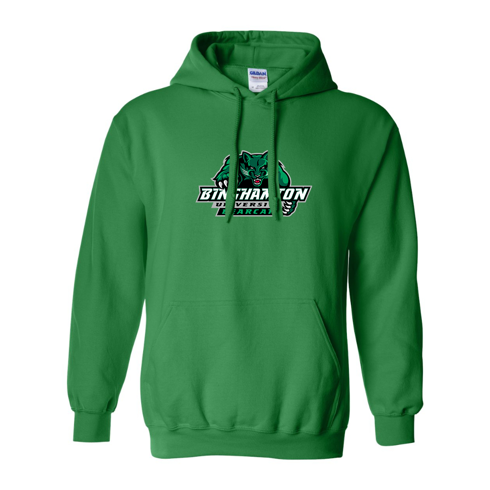 Men's Binghamton Bearcats  Gildan  Heavy Blend Hooded Sweatshirt