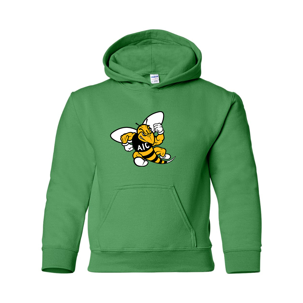 Youth AIC Yellow Jackets Gildan Heavy Blend  Hooded Sweatshirt