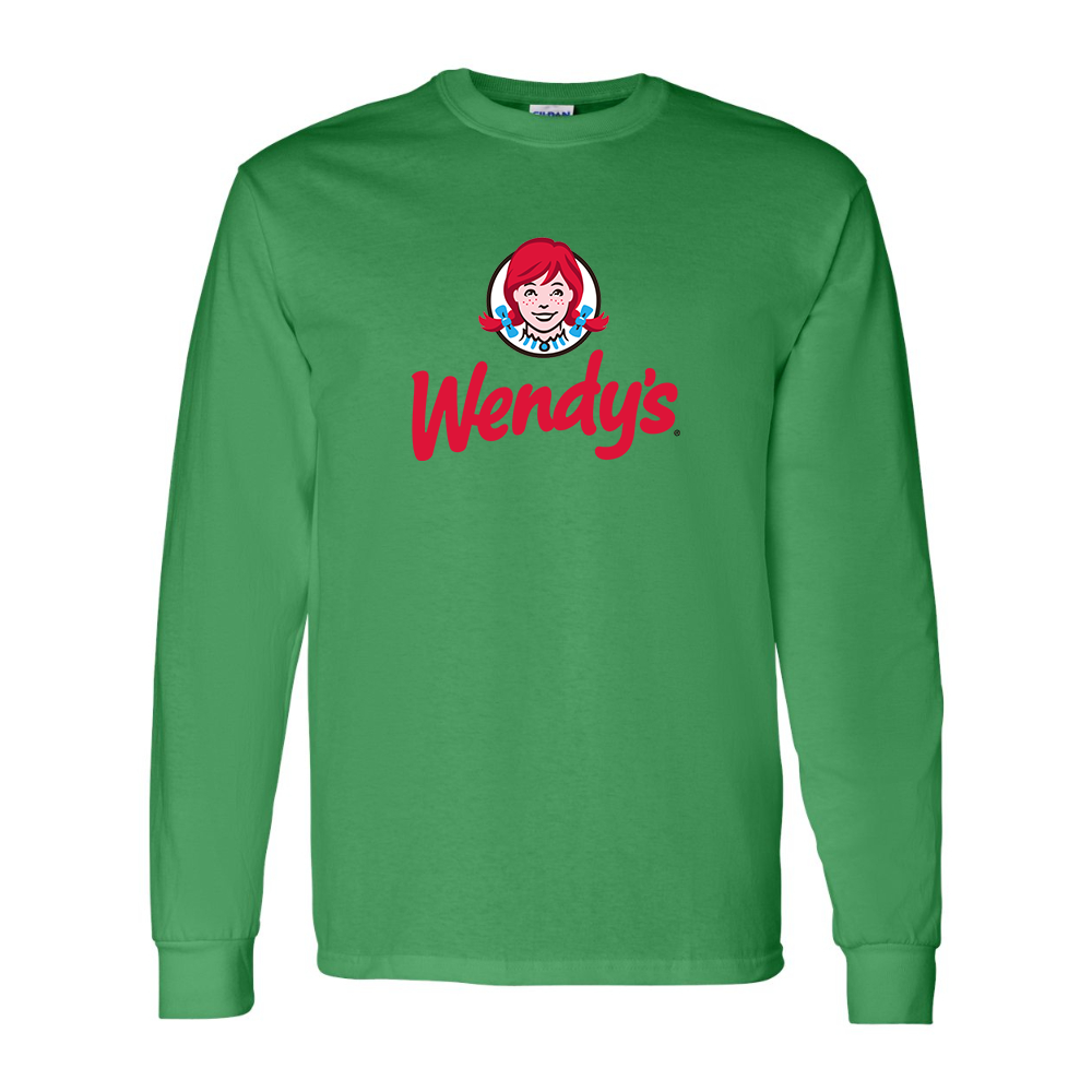 Men's Wendy_s  Gildan Heavy Cotton Long Sleeve T-Shirt