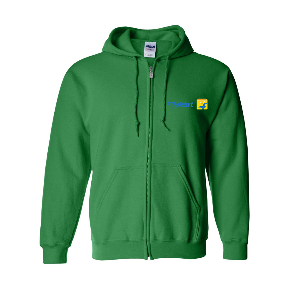 Men's Flipkart Gildan  Heavy Blend Full Zip Hooded Sweatshirt