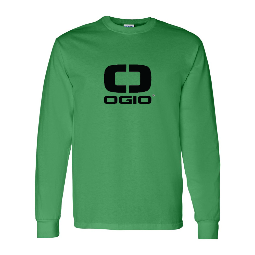 Men's Ogio Vertical   Gildan Heavy Cotton Long Sleeve T-Shirt