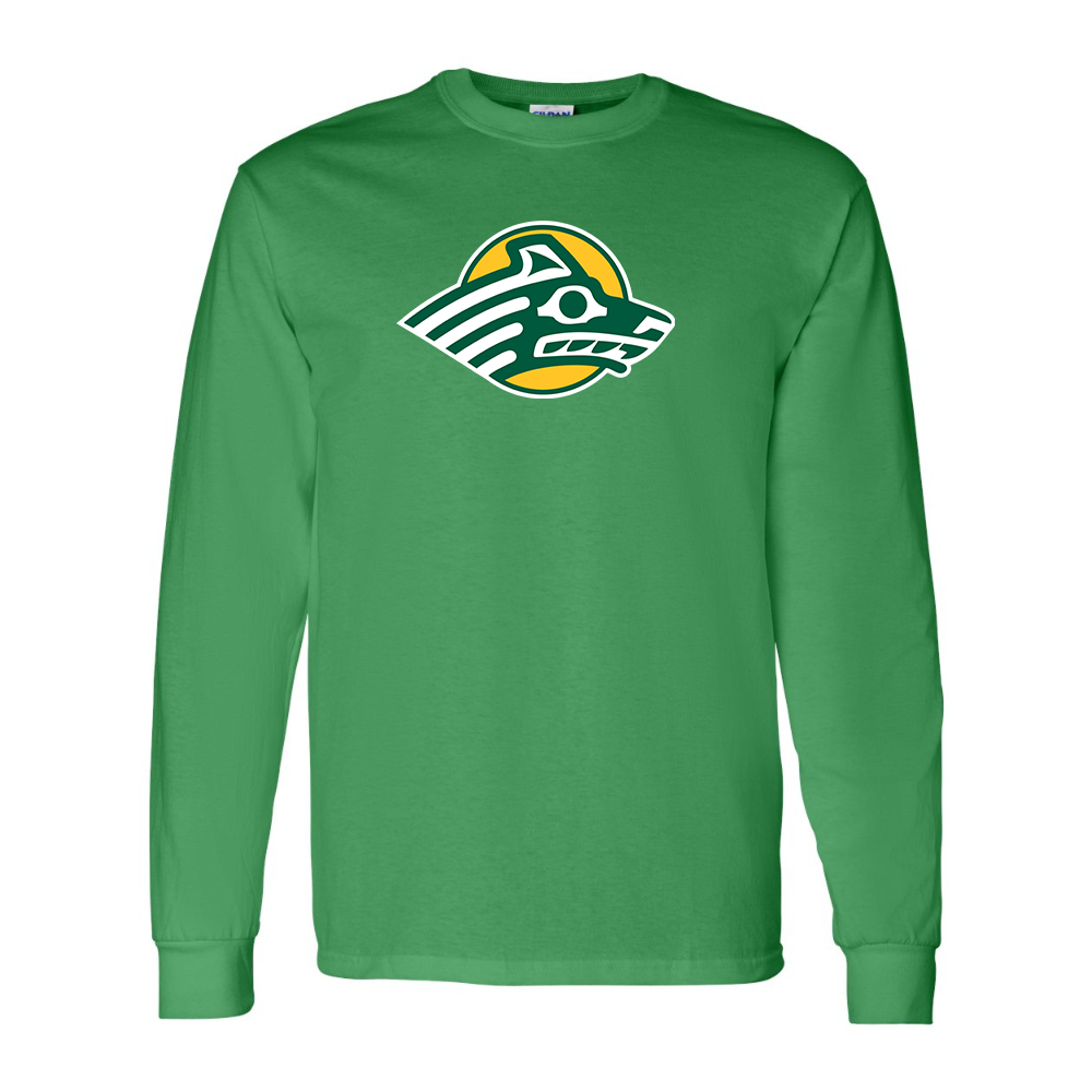 Men's Alaska Anchorage Seawolves  Gildan Heavy Cotton Long Sleeve T-Shirt