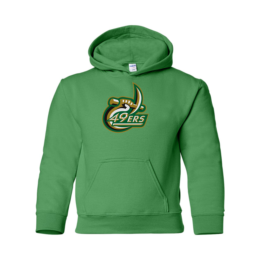 Youth  Charlotte 49ers Gildan Heavy Blend  Hooded Sweatshirt