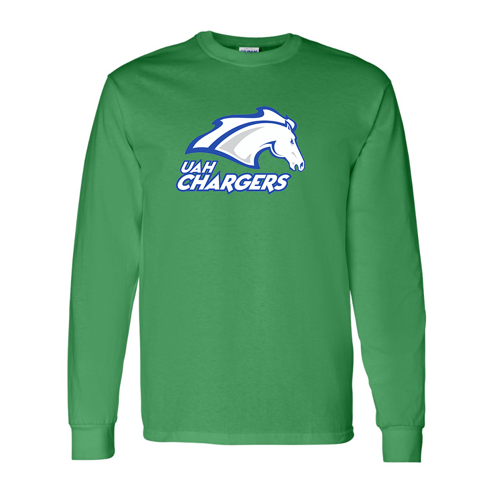 Men's Alabama Huntsville Chargers Gildan Heavy Cotton Long Sleeve T-Shirt