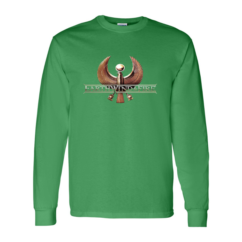 Men's Earth Wind & Fire  Gildan Heavy Cotton Long Sleeve T-Shirt