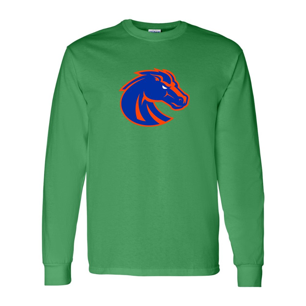 Men's Boise State Broncos  Gildan Heavy Cotton Long Sleeve T-Shirt