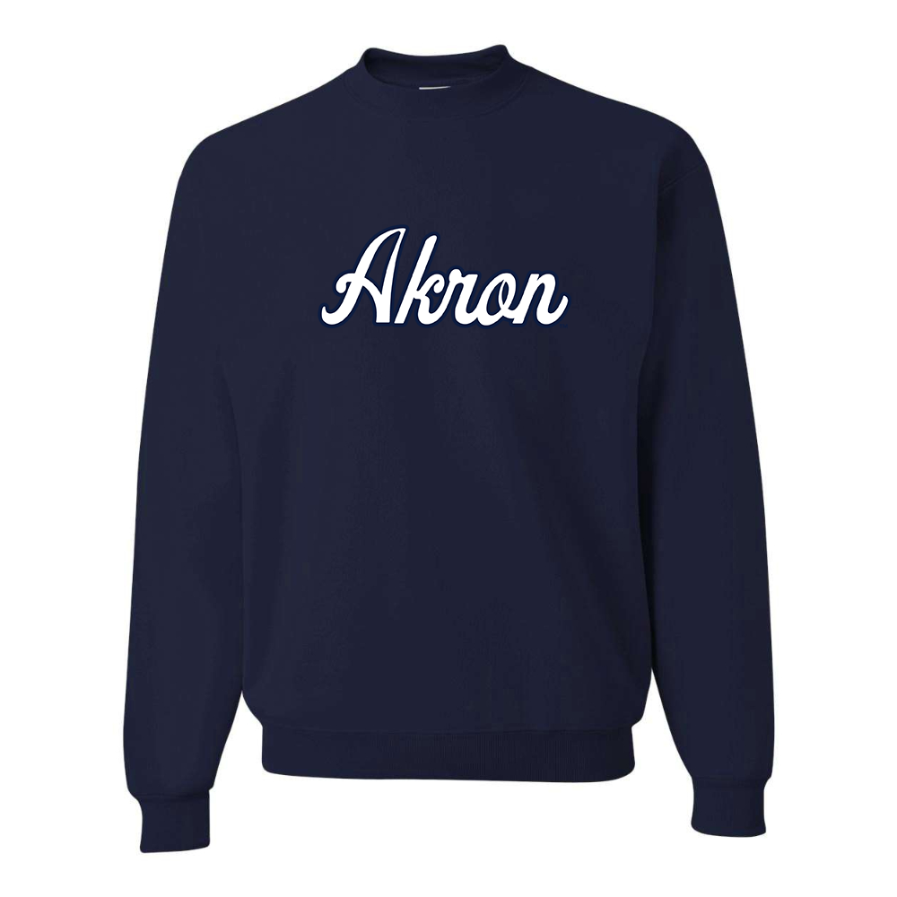 Men's Akron Zips   JERZEES NuBlend Crewneck Sweatshirt