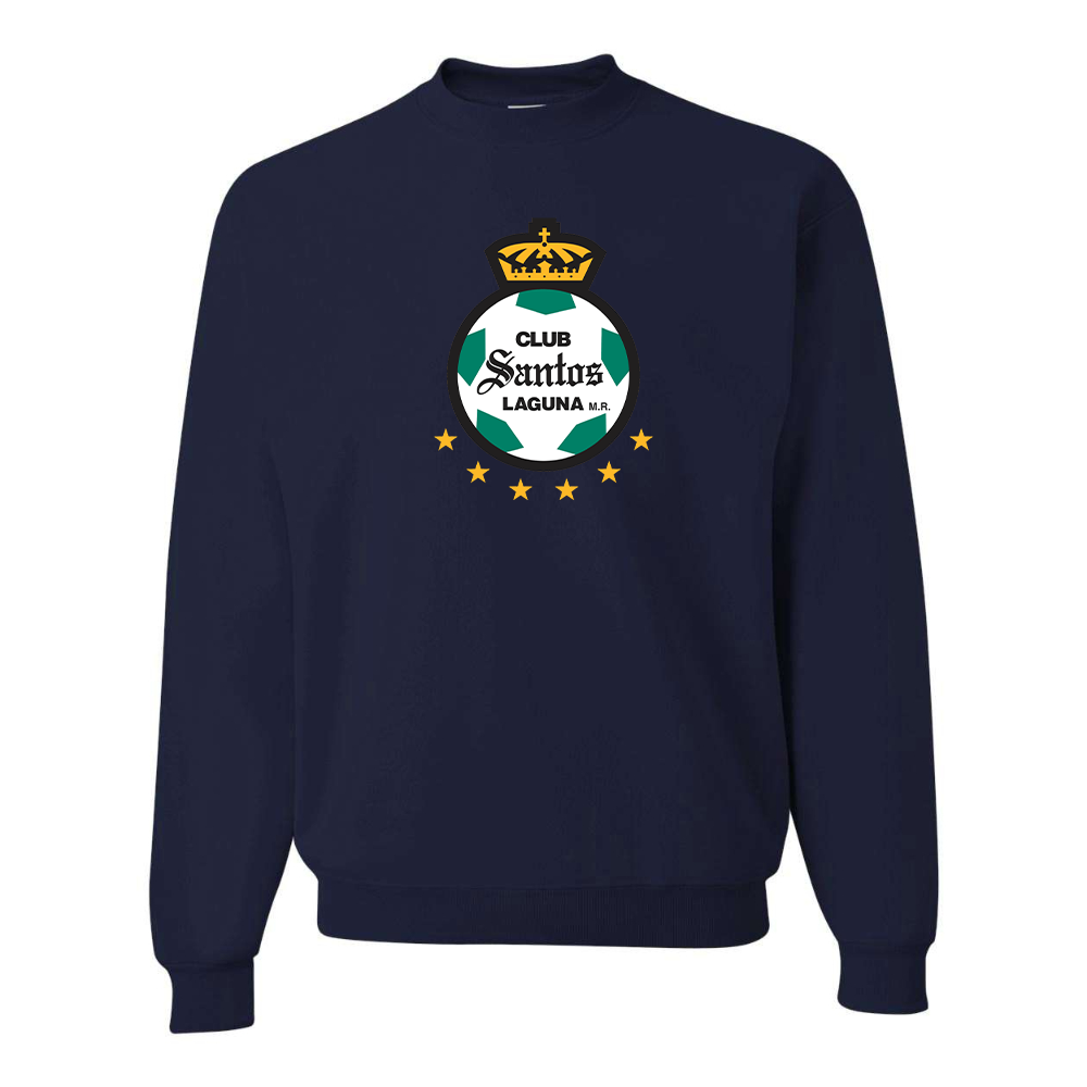 Men's Santos Laguna Soccer  JERZEES NuBlend Crewneck Sweatshirt