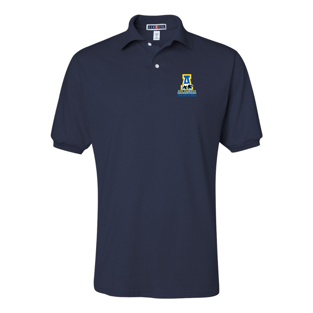 Men's Alaska Nanooks JERZEES  SpotShield polo