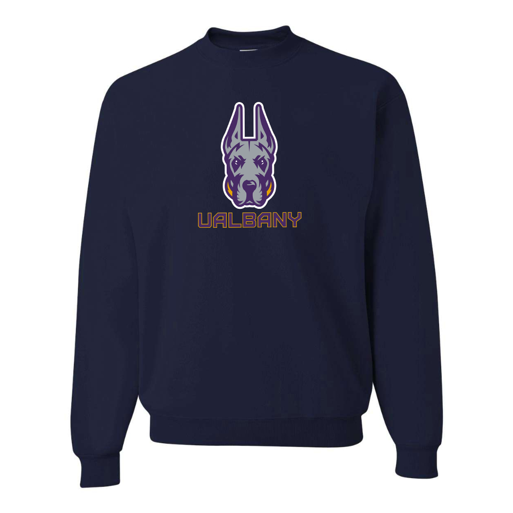 Men's Albany Great Danes  JERZEES NuBlend Crewneck Sweatshirt
